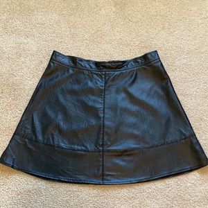 Rewash Brand Black Swing Skirt